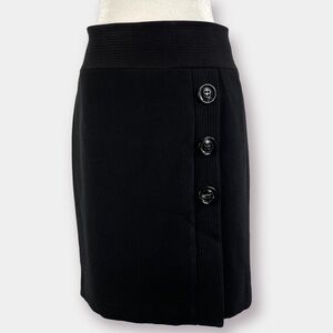 NWT Talbots Black Stretch Skirt Size 4 Petite